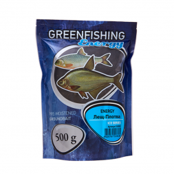 Прикормка Greenfishing Зима Energy Лещ-Плотва Холодная вода готовая 500 гр.