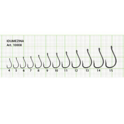 Крючок FISH SEASON Idumezina-ring №9 BN 10шт 10008-09F