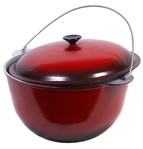 Казан 2л с крышкой эмаль д.185