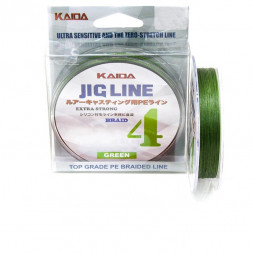 Плетенка KAIDA12 JIG LINE BRAID зеленый  100м 0,12мм