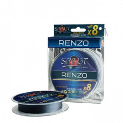 Леска плетеная Sprut Renzo Soft Premium X 8 Space Gray 0.16 140м