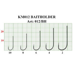 Крючок FISH SEASON KM012 Baitholder №8 BN 7шт 012/BH-08F