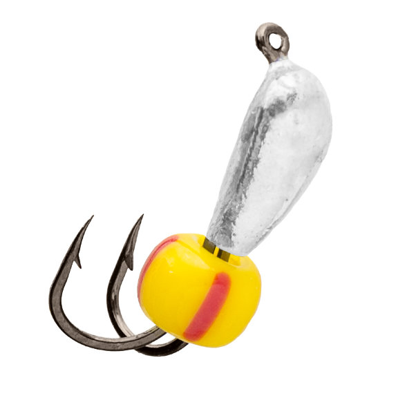 Мормышка вольфрамовая Lumicom Капля с ушком Коза Ф3.2 серебро