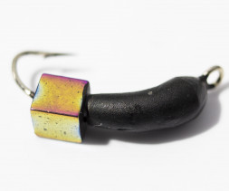 Мормышка вольфрамовая Condor Уралка с кубиком Хамелеон 2,5 мм 15 шт