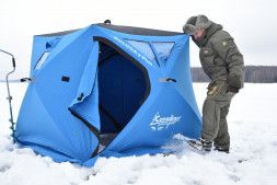 Палатка для зимней рыбалки Canadian Camper Beluga 2 Plus утепленная