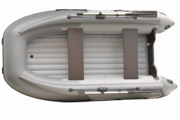 Надувная лодка Boatsman 360A FB НДНД, с фальшбортомсеро-графитовый