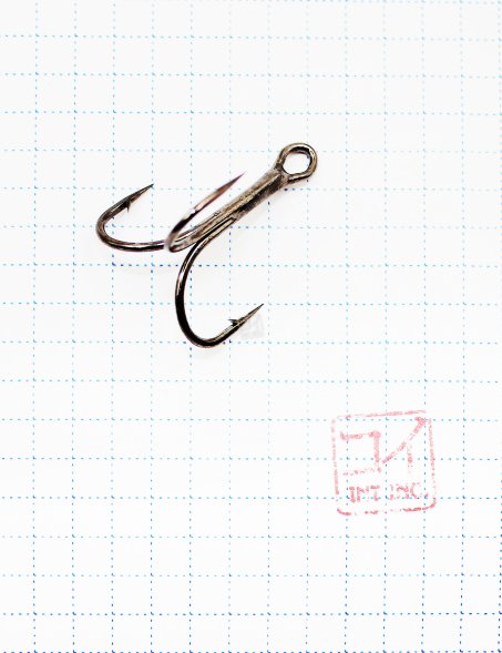 Крючок KOI O'SHAUGHNESSY TREBLE, размер 1 INT, цвет BN, тройник 5 шт.