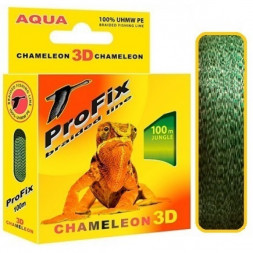Леска плетеная AQUA ProFix Chameleon 3D Jungle 0.16 100м