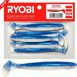 Риппер Ryobi SKYFISH 88mm, цвет CN005 blue boy, 5шт