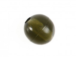Бусина фидерная Namazu Soft Beads, PVC, d-8 мм, круглая, цв. темно-зеленый 20 шт.