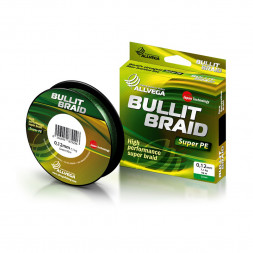 Леска плет. ALLVEGA Bullit Braid dark green 0.40 92м