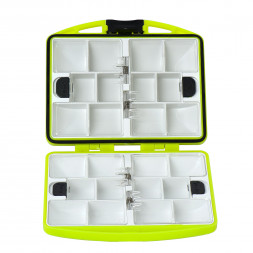 Коробка пластиковая для мелких принадлежностей, цвет лимон 115*95*30 мм