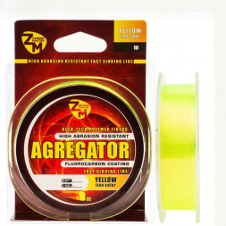 Леска ZanderMaster AGREGATOR 100m, 0.234мм х 5,7кг жёлтая