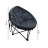 Кресло складное кемпинговое KYODA круглое р.104*84*49 см, цвет серый